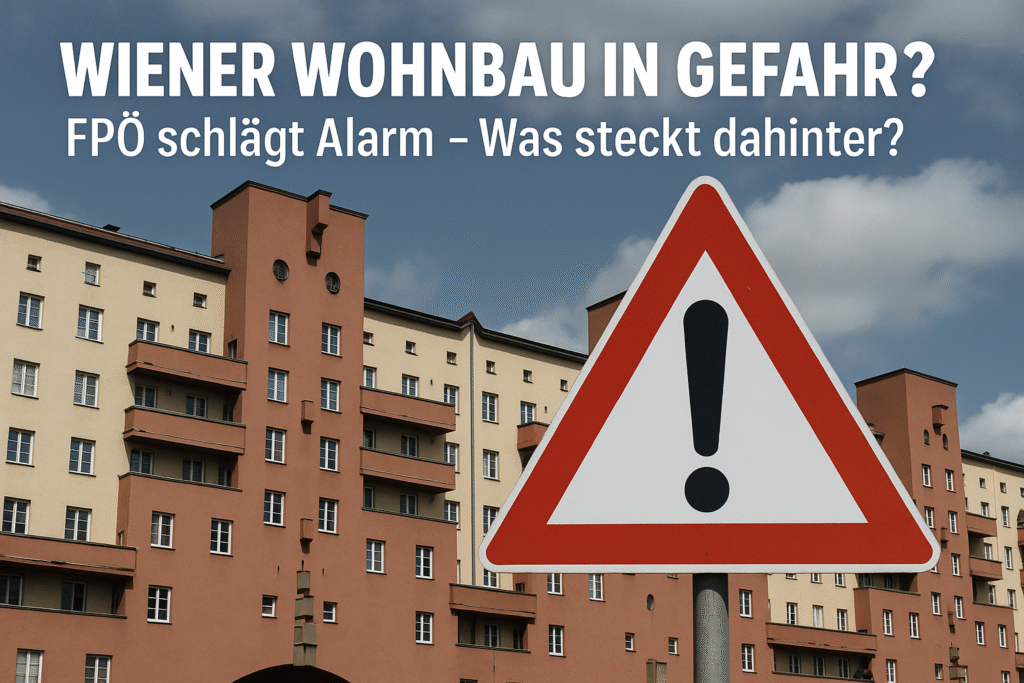 Wiener Wohnbau in Gefahr? FPÖ schlägt Alarm – Was steckt dahinter?
