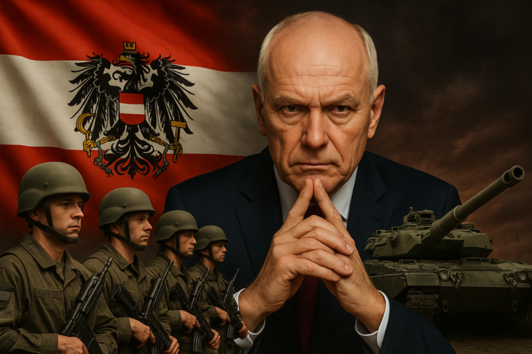 Titelbild zu „Geheimnisvolle Machtspiele: Wie Vodoseks Aufstieg das Österreichische Bundesheer verändert!“